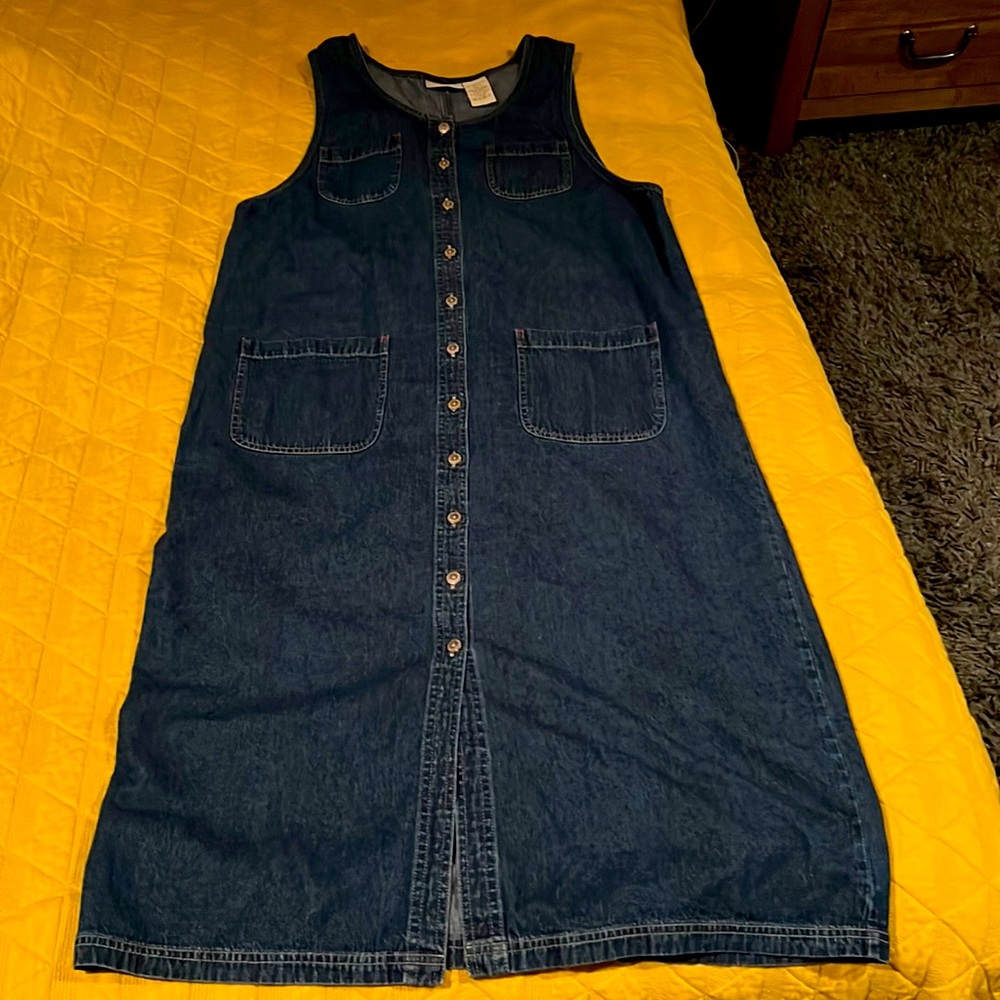 Expressions Plus Denim Maxi Dress